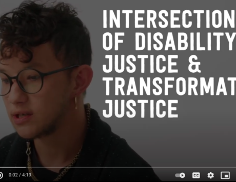 Disability Justice and Transformation Video Cover Image